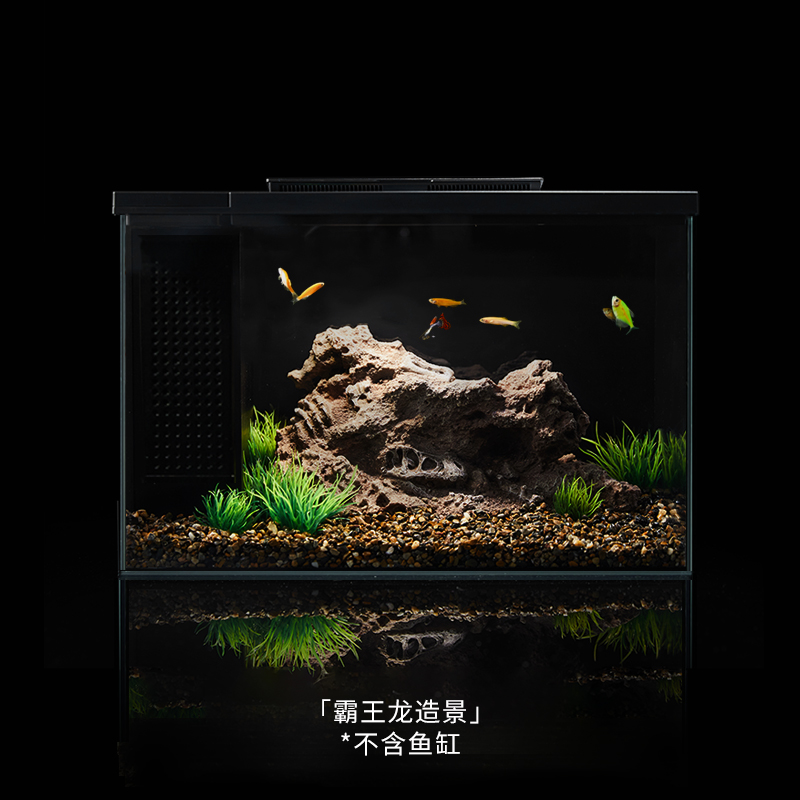 小佩鱼缸造景小型观赏鱼装饰造景石珊瑚石沉木微型造景沙子底沙