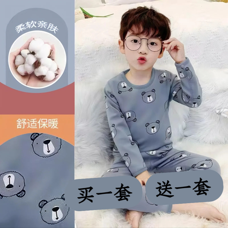 儿童睡衣2025春夏纯棉女童抗菌