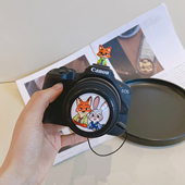 动物手腕绳 卡通防丢绳 配件 单反镜头盖 卡通狐狸兔警官热靴盖