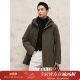 冬季 华尔街 防寒风保暖白鹅绒 精英绅士连帽羽绒服外套 DAD337