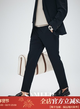 【睿智之选】抗皱免烫天丝四面弹 夏季商务通勤修身休闲裤 DBL055