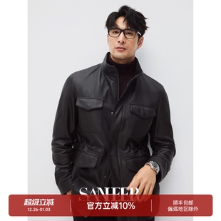 绅士游猎 皮衣外套 高端新西兰荔枝纹鹿皮 款 DAL143 SAFARI猎装