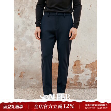 冬季百搭“火炉”裤 复合颗粒绒保暖 加厚加绒弹力休闲裤 DBL046