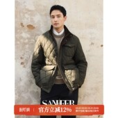 复古立领棉衣外套 秋冬季 菱形绗缝羊毛棉填充 DAC106 致敬经典