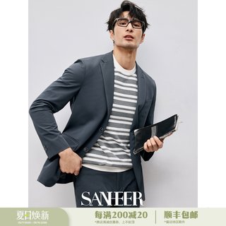 儒雅商务绅士 科技抗皱吸湿速干舒适弹力男士休闲西服外套 DAS232