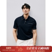 T恤 意式 DAT953 轻奢男士 翻领短袖 雅痞绅士 高端SUPIMA棉亲肤舒适