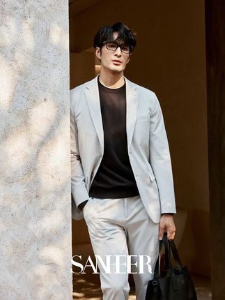 高端商务通勤装 COOLMAX科技抗皱四面弹 男士休闲西服外套 DAS232