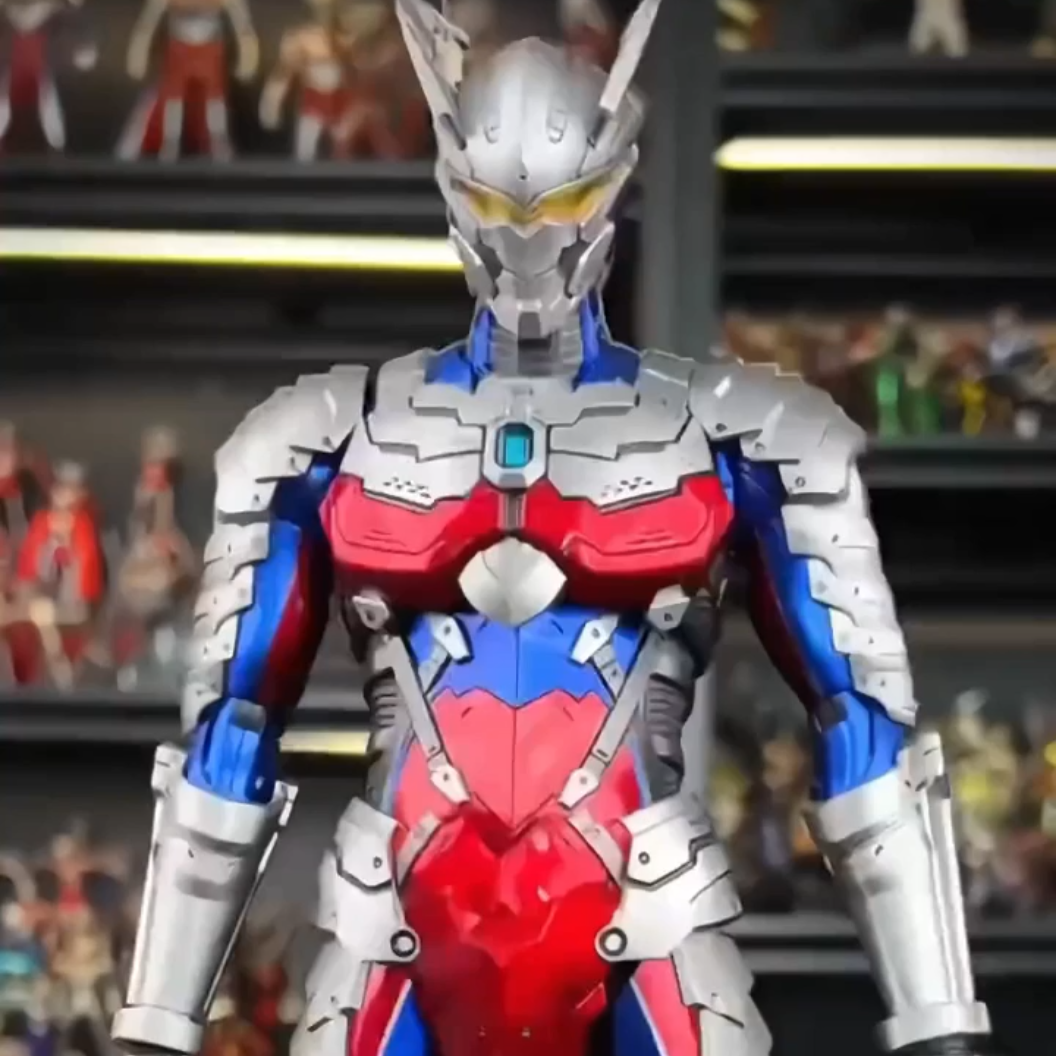 3-6岁儿童凹凸曼多关节超可动终极机甲黄金闪耀赛罗男孩玩具