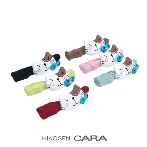 HIKOSEN CARA卡拉猫布艺猫咪发夹可爱卡通发饰多巴胺儿童成人通用