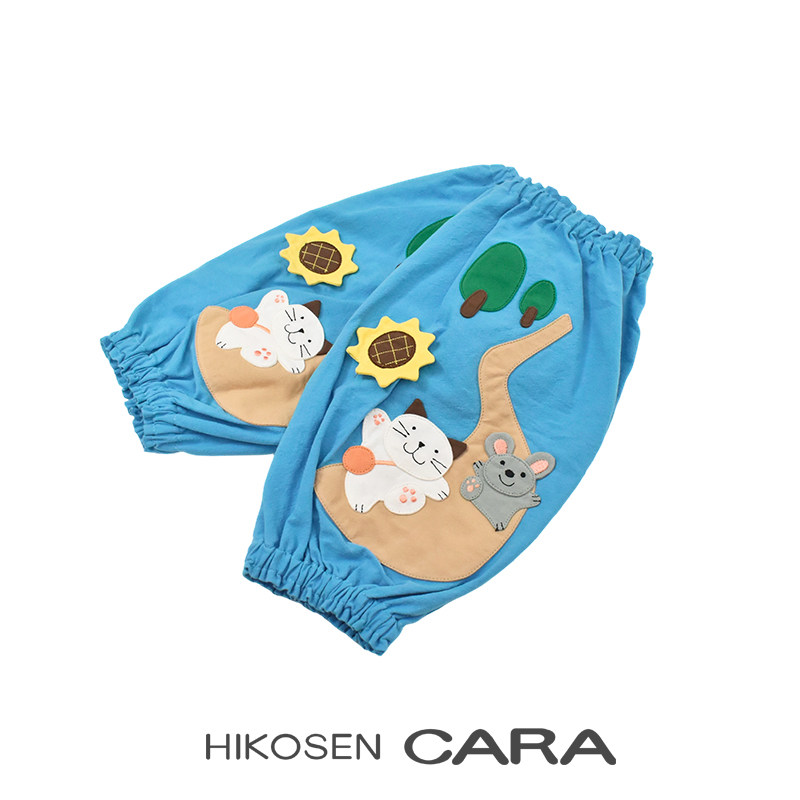 HIKOSEN CARA卡拉猫纯棉可爱卡通动物袖套防污耐脏护袖头松紧袖套