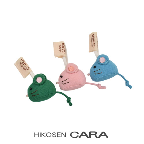 HIKOSEN CARA卡拉猫小老鼠小挂件钥匙扣服装拉链装饰包包挂饰2*4