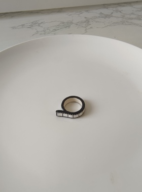 大魔王hahaha胶卷塑粘土戒指diy纯手工创意电影胶片戒指小众饰品