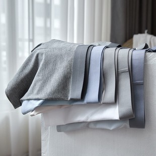 组 平角内裤 高支肤感莫代尔 工厂四角底裤 薄 高端外贸男士 三条