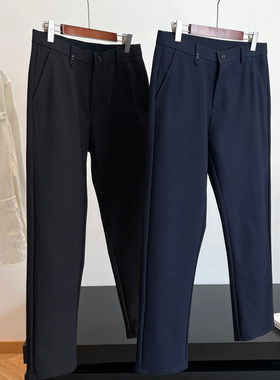 质感出众！舒适弹力腰头~外贸男装工厂尾货秋装斜纹西装休闲裤子