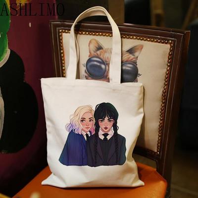 犇时尚 Nevermore Academy Wednesday Addams 手提包女士单肩购物