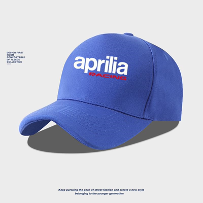 阿普利亚Aprilia摩托车赛车机车定制赛事周边夏季男遮阳棒球帽子