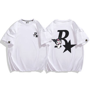 KUROMI库洛米周边t恤R星联名短袖vibe风上衣酷洛米短袖衣服