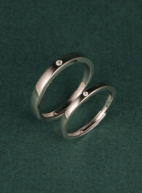 baqa男女925银日韩开口戒指