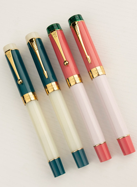 金豪世纪100钢笔大明尖35mm6号上午男女高颜值拼色成人书写练字