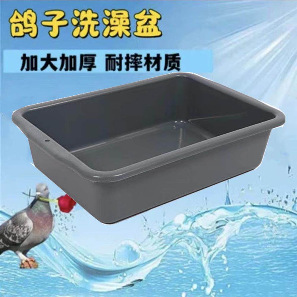 鸽子洗澡盆赛鸽信鸽专用塑料澡盆浴盆鸽子用品用具鸽具栖架站架