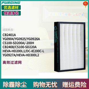适配万科小区朗思威新风机CS100-SD200A-150FY-KL/150A/150KL滤网