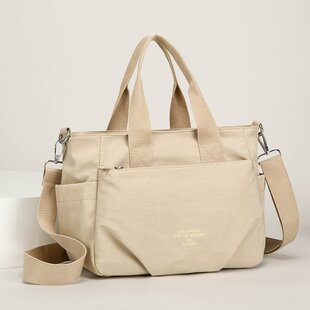 2025新款时尚百搭单肩斜挎包女大容量手提包休闲通勤托特包旅行包