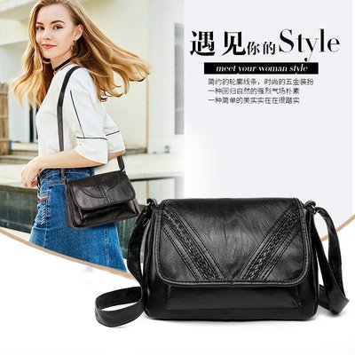 单肩女士中老年人斜挎包