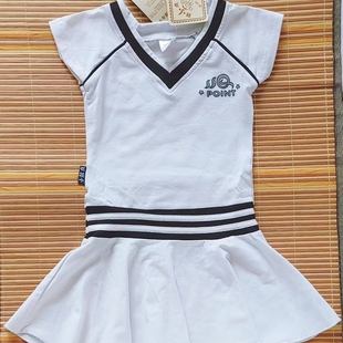 纯棉弹力网球裙 清仓特价 女孩户外修身 2岁3岁4岁 连衣裙 女儿童装