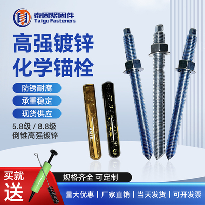 整套化学锚栓国标8.8级M12-M30