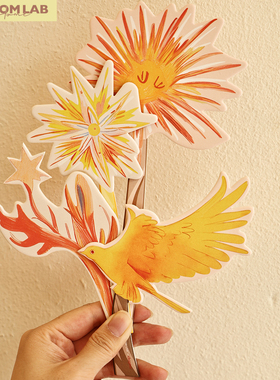 LAGOMLAB+chapter合作款艺术香氛花卡香氛喷雾纸艺扩香花艺套装