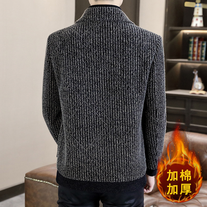 抖音男士毛呢大衣短款加厚韩版休闲夹克外套A61,男装毛呢大衣,电商B226-2（原B217-2）