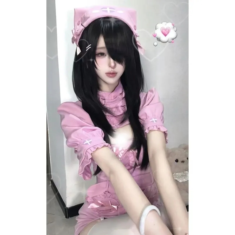 纯欲辣妹性感制服甜酷甜美连衣裙