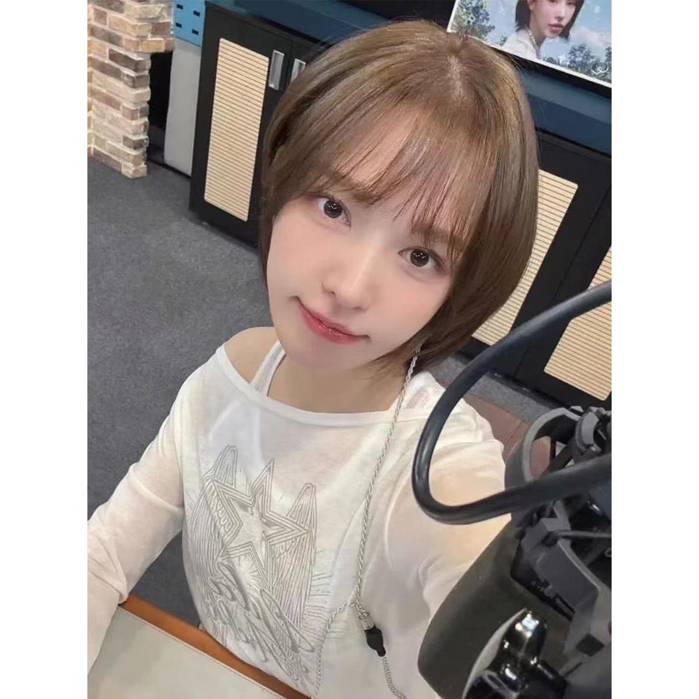jisoo金智妮叶舒华金智秀同款 gila archive 字母翅膀微透长袖T恤