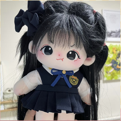 棉花娃娃20cm女正版软萌长发玩偶送女孩学生可爱礼物新年生日玩偶