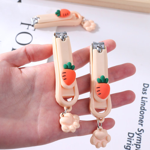 可爱卡通指甲剪单个装创意儿童指甲刀家用便携式小号指甲钳甲沟