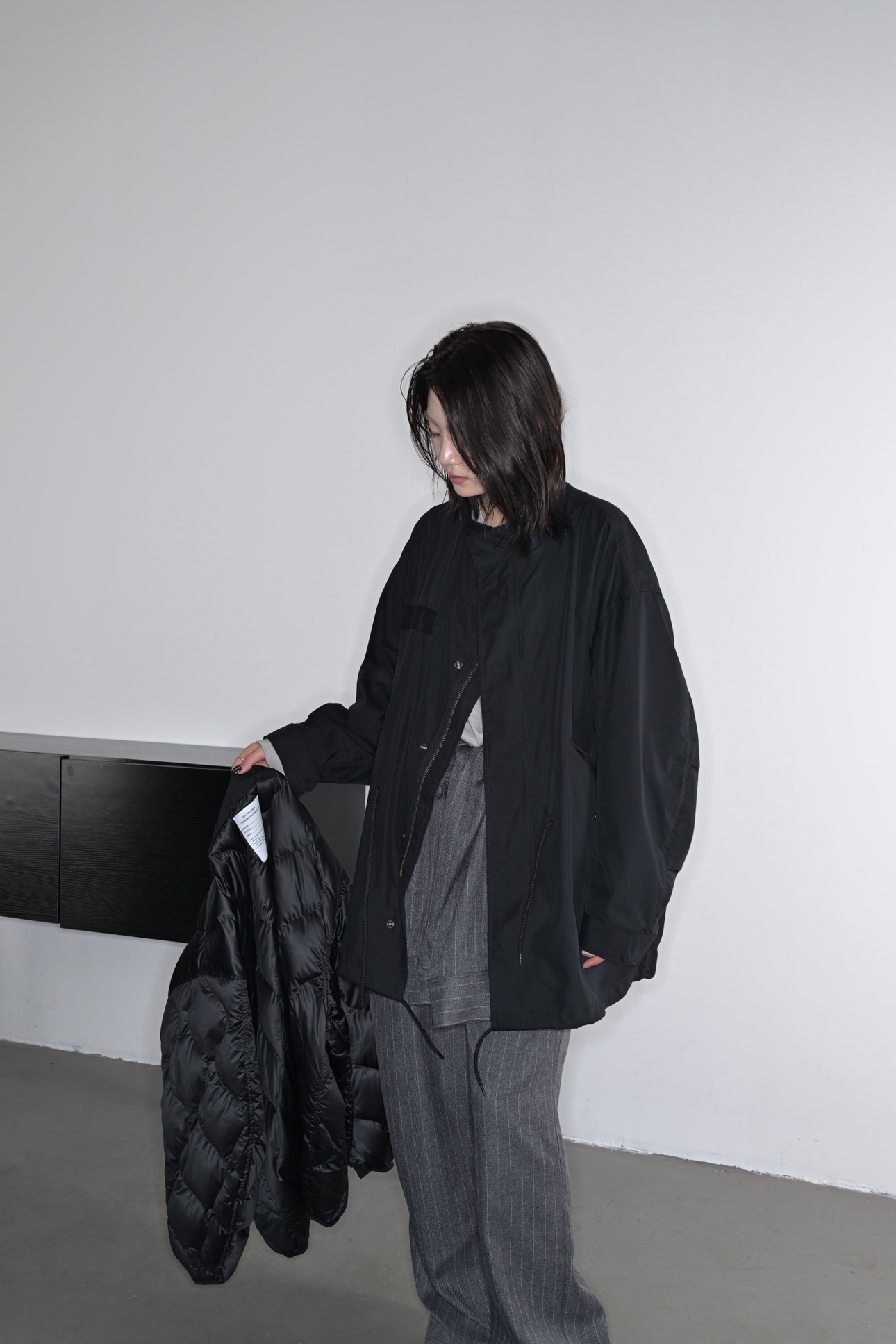 经典日系中性军事风M65Parka风衣可拆卸内胆两件套羽绒服一衣多穿