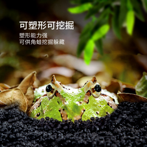 REPTIZOO瑞皮角蛙泥底材造景用品