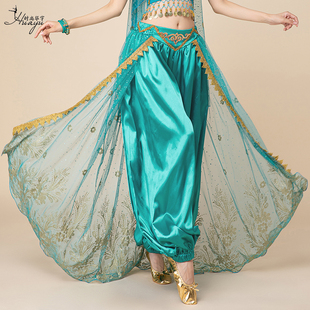 异域风情肚皮舞演出服成人灯笼裤女新款敦煌舞练功裤舞蹈民族服装