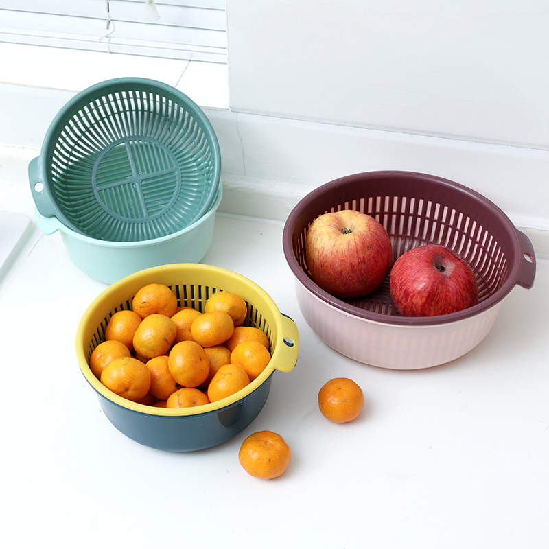 双层洗菜盆塑料沥水菜蓝厨房家用