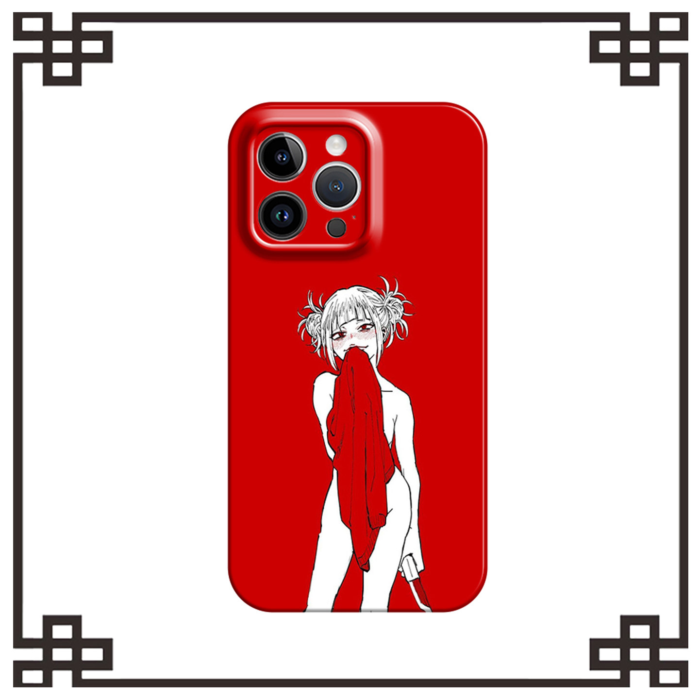 红莲王少女适用iphone17promax菲林手机壳15苹果16华为p80mate70荣耀400nova13vivos30软红米k60note14全包边