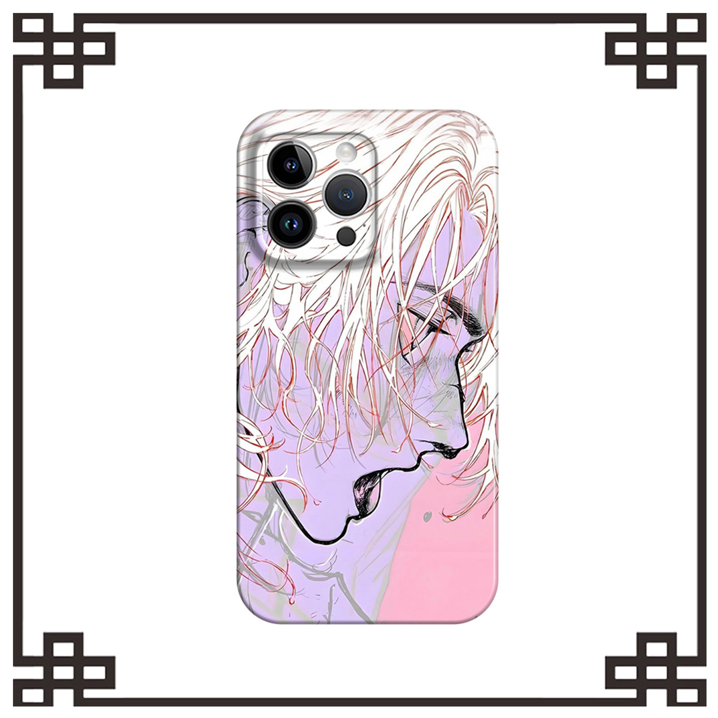 创意肖像呐喊适用iphone16promax菲林手机壳14苹果15华为pura70畅享80荣耀300vivos20小米15红米k80note13软