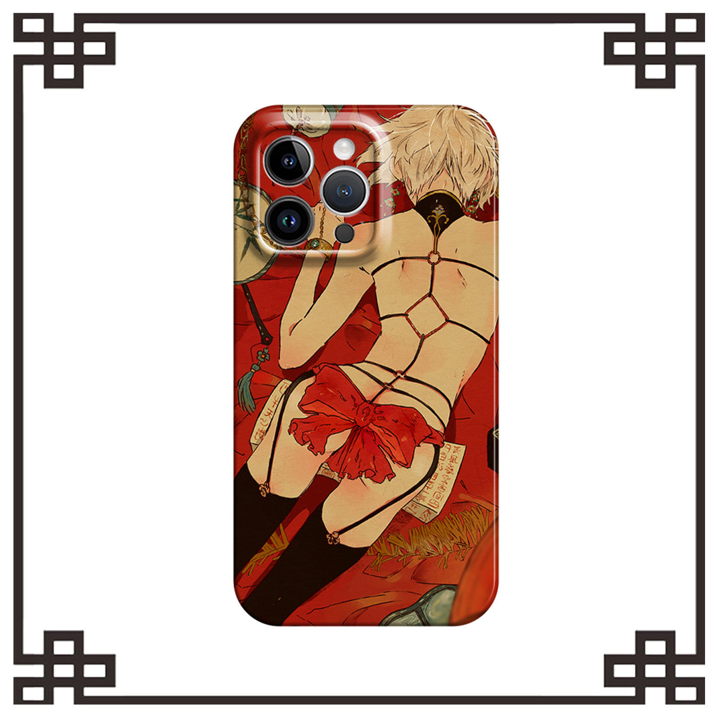 阴阳师复古少女适用iphone16promax菲林手机壳15苹果17华为p80mate60荣耀400vivos30s19s18软红米k70note14硬