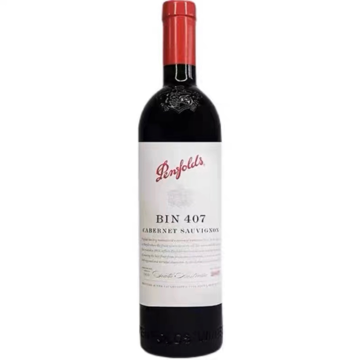 奔富penfolds 澳洲奔富澳大利亚奔富BIN407 干红静态葡萄酒赤霞珠