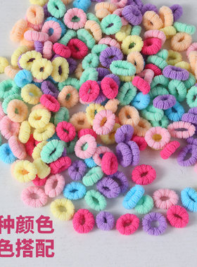 儿童可爱拇指发圈扎头发不伤发