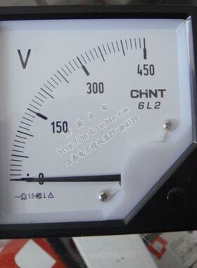 正泰模拟仪表板表6L2电流表电压表450V100/150/200/300/400/600/5