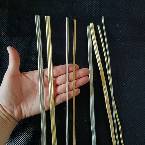 纯铜条 白铜条黄铜条 笼头用马鞍用半圆铜条铜属子 马具马鞍用品
