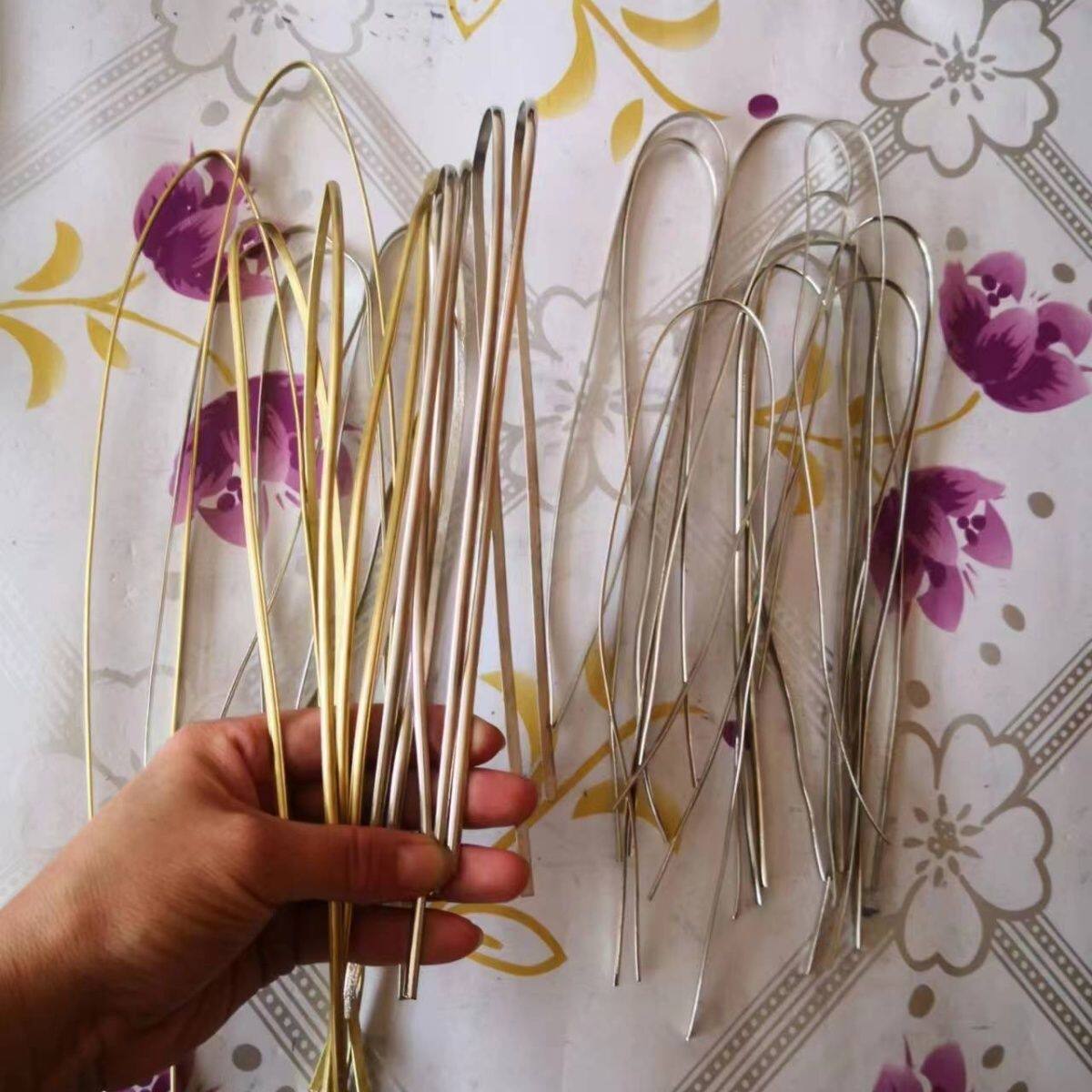 纯铜条 白铜条黄铜条 笼头用马鞍用半圆铜条铜属子 马具马鞍用品