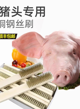 洗猪头专用刷子神器螃蟹钢丝