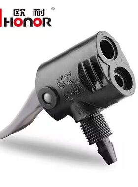 打气筒配件气嘴美嘴转英嘴夹子英法式气筒转换嘴接头家用装备