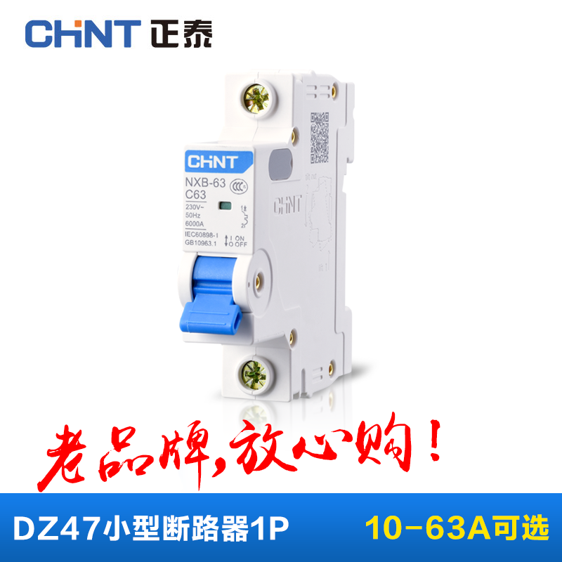 chnt正泰家用小型25A40A空气开关